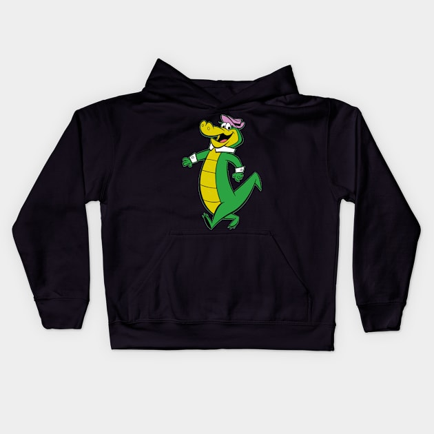 Wally Gator Kids Hoodie by szymkowski